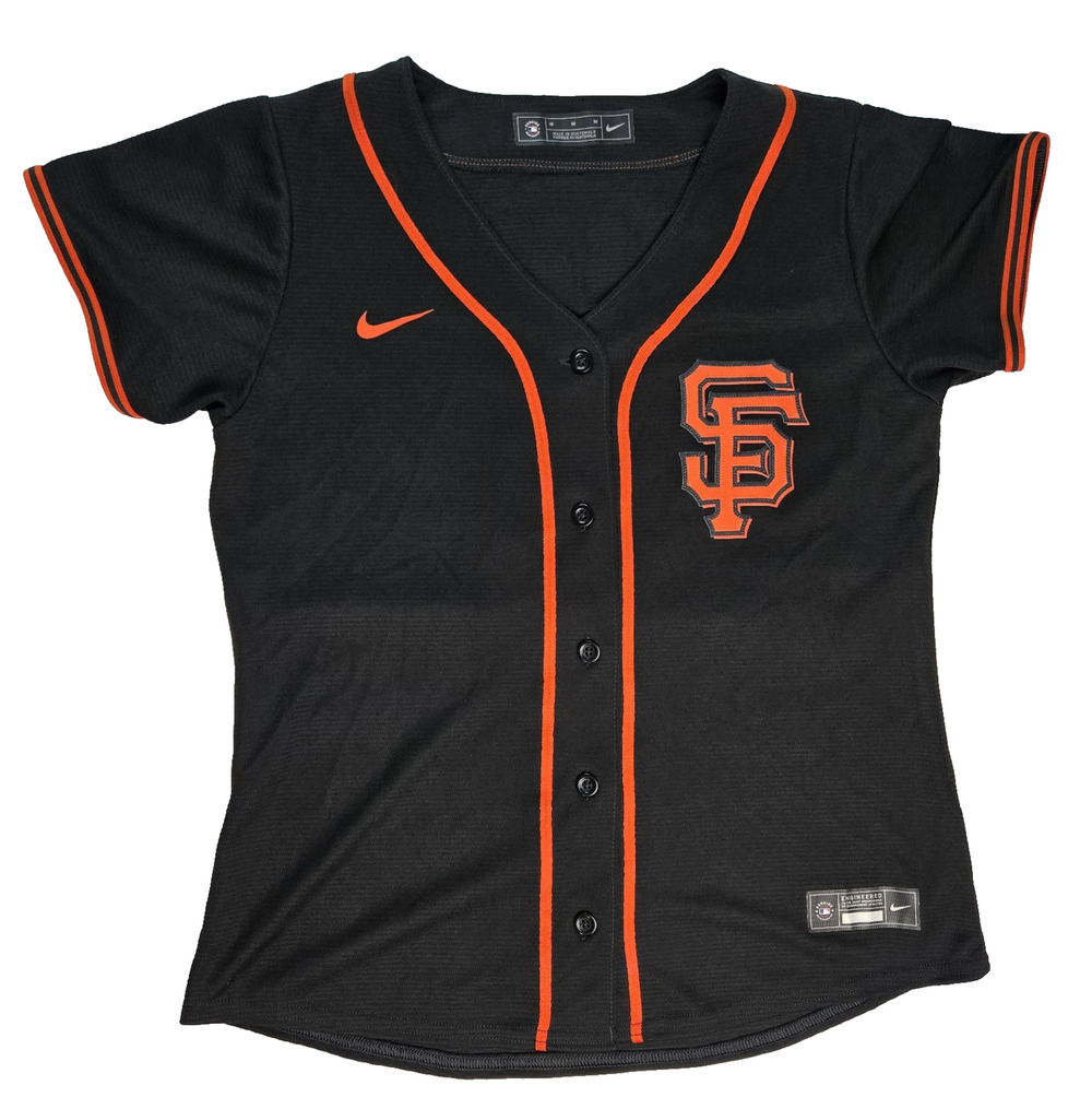Nike San Francisco Giants BELT #9 Size M Alternate Baseball Jersey WOMENS